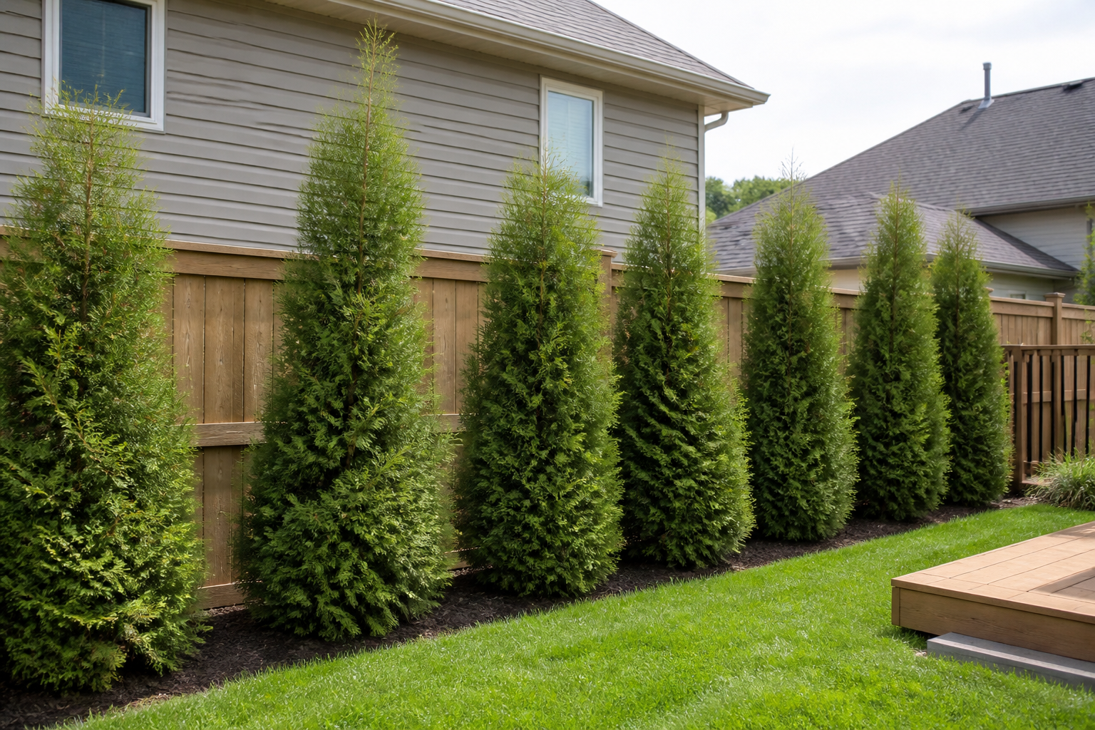 Privacy Trees & Hedges in a Canadian residential setting